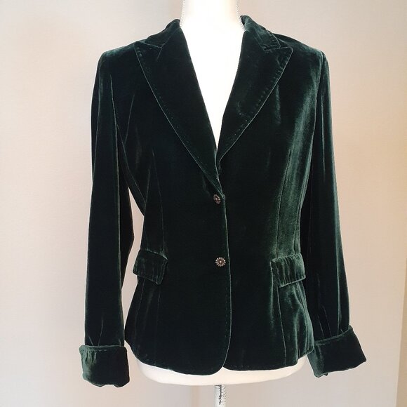 Tahari Velvet Blazer - Picture 1 of 14